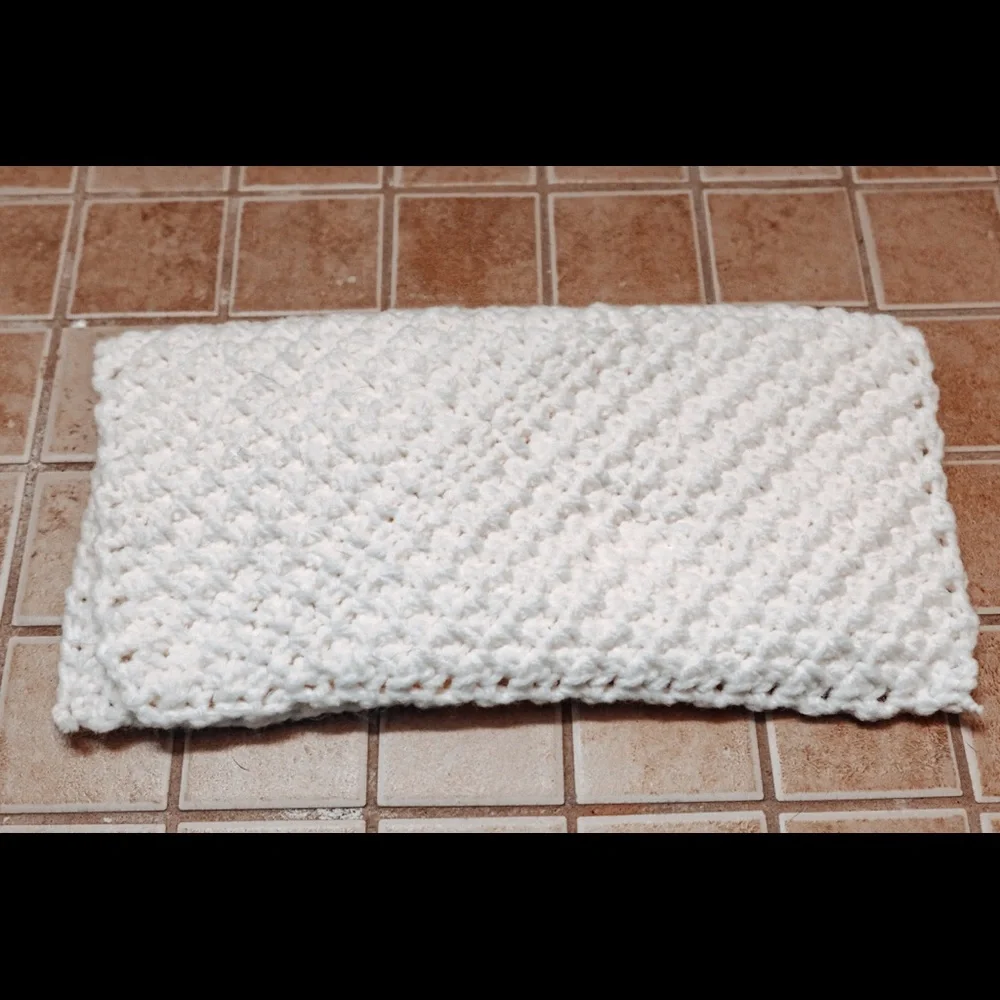 100% Cotton Kitchen/Bath Washcloth Hand Crocheted
